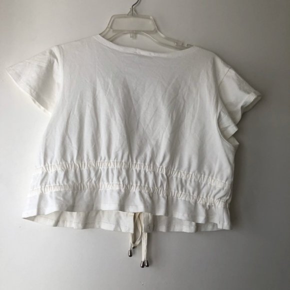 Princess Polly Jamison Reid White Crop Top 8 - Picture 10 of 10